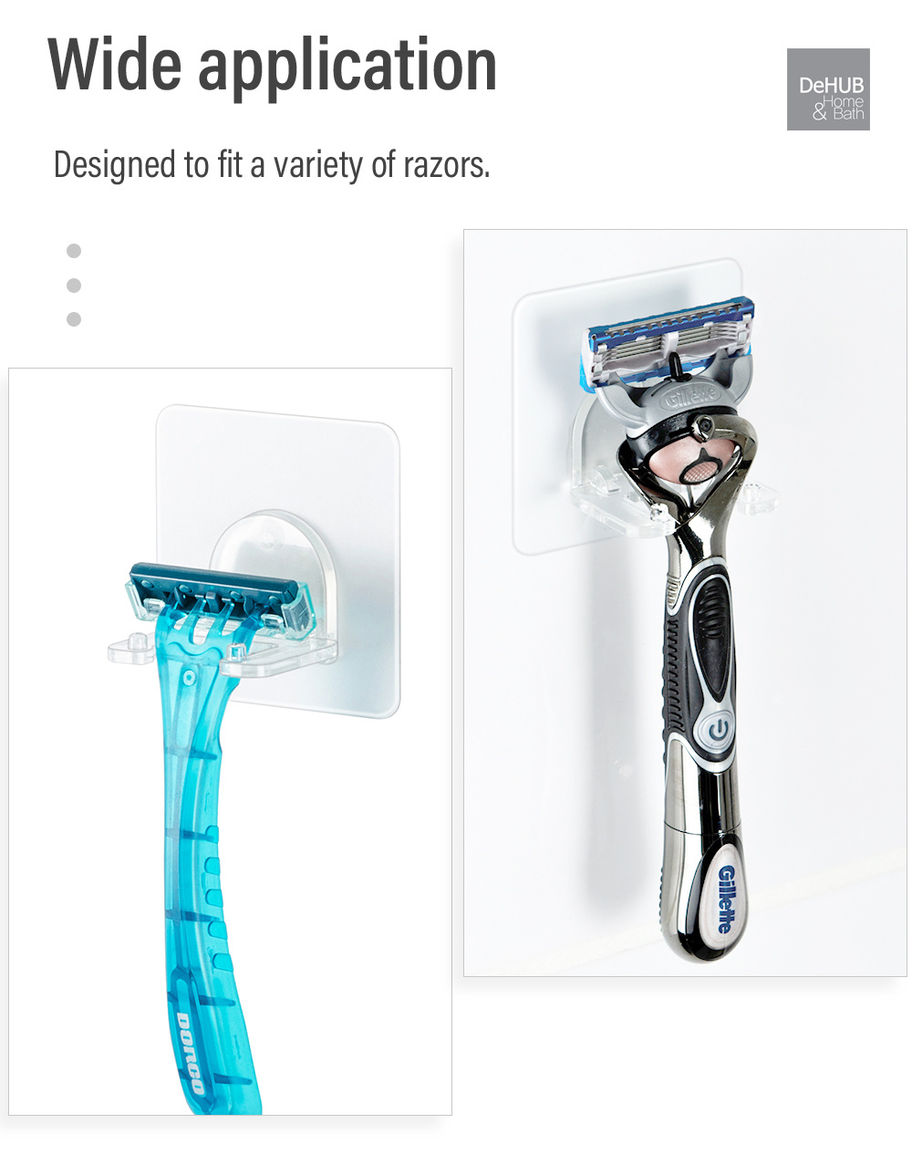 KOREA-DeHUB-Sticky-Vacuum-Pad-Razor-Holder-6